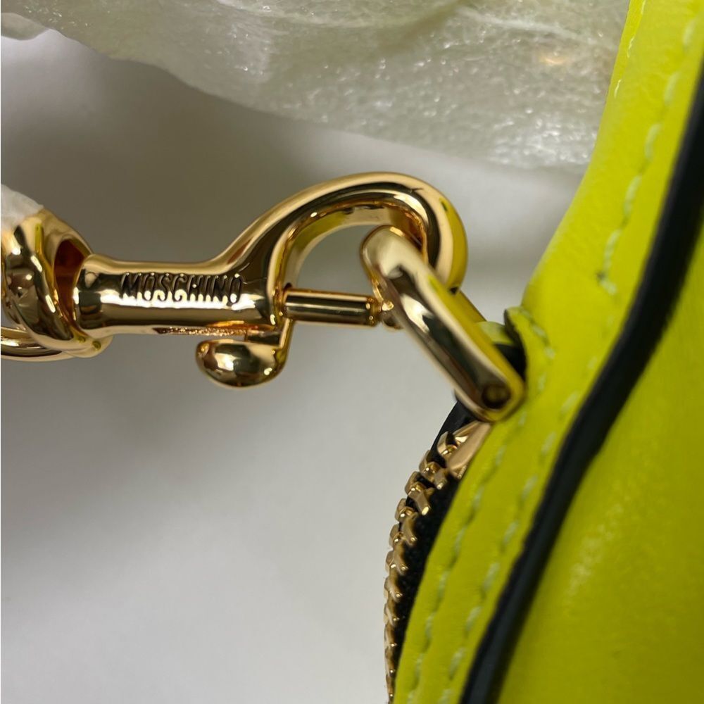 MOSCHINO Biker Dome Small Chain Crossbody Bag NEW - Picture 7 of 8